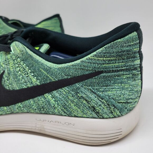Nike 843764-300 LunarEpic Flyknit Mens Seaweed Green Running Sneakers Size US 15 - Picture 10 of 16